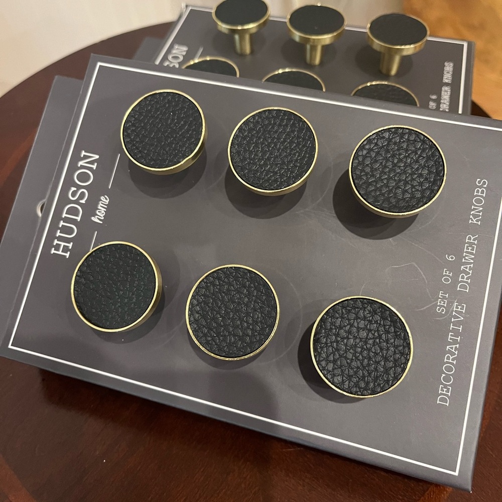 Leather decorative knobs great for DIY projects